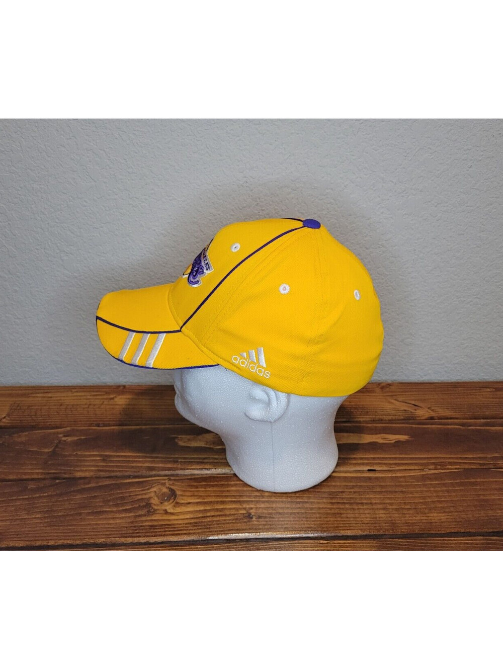 Los Angeles Lakers Cap Hat Adidas Fitted One Size Official Team Basketball - Picture 2 of 12